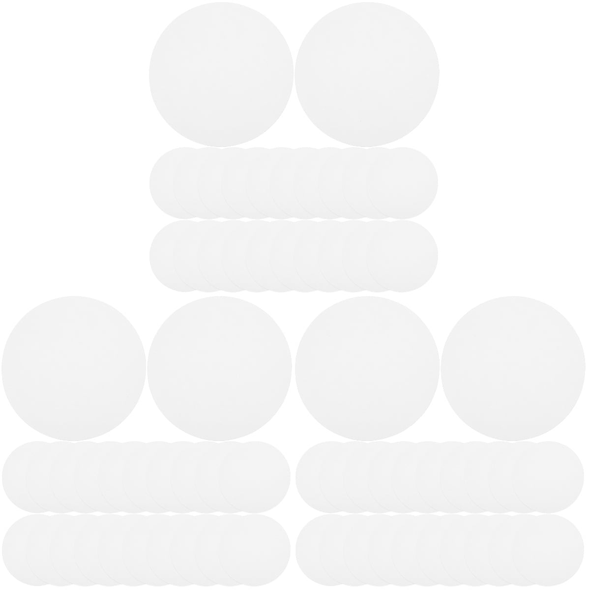 FUEENIRVA White Round Cardboard Sheets for Painting, Crafting, and Art Projects - and Easy to Use