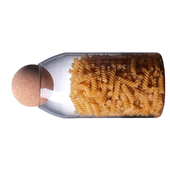 WORGEOUS  1200 ML Canisters with Airtight Lids Corker Sealed Candy Jars