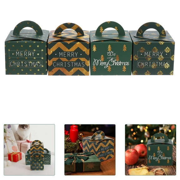 BESTYASH Wrapping Boxes 12PCS Green Present Containers for Socks and Small , and Decorative