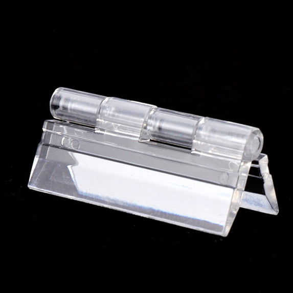 WORGEOUS Inset Cabinet Hinges Transparent Plastic 12-Pcs