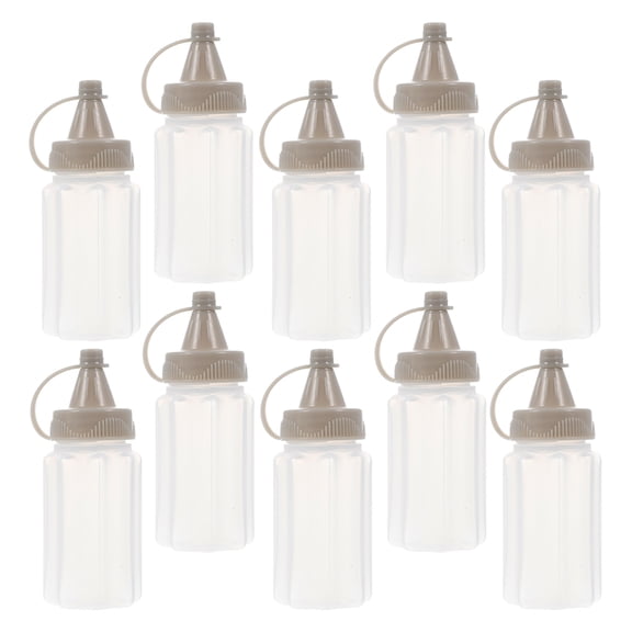 WORGEOUS Sauce Squeeze Bottle Reusable for Lunch Box 12Pcs 3.4X1.3X1.2In