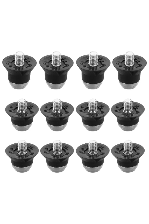 12pcs Durable And Anti-Slip Metal Football Boots Studs Replacement For Men'S Sports Shoes Suitable For Rugby And Soccer Offering Traction