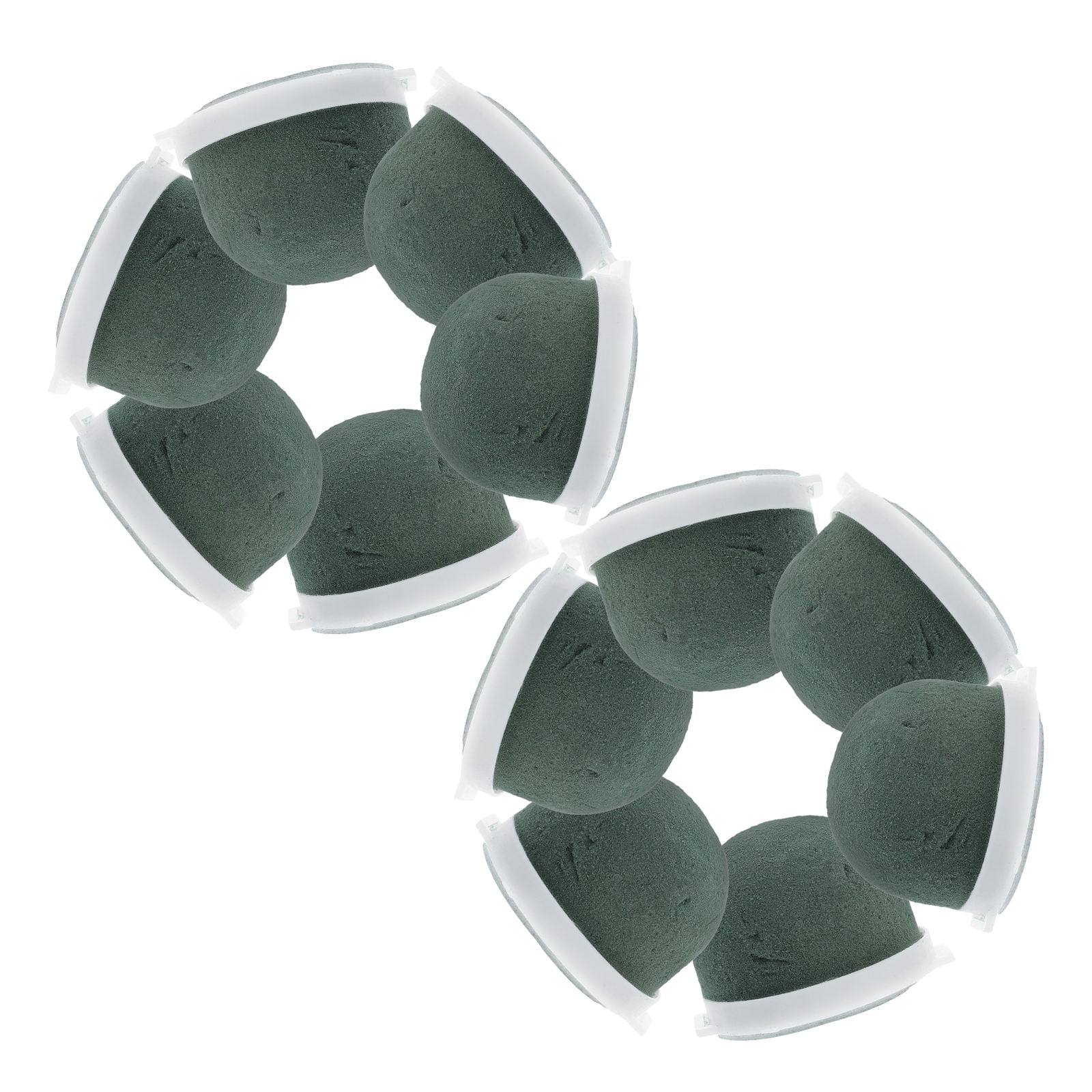 WORGEOUS 12pcs Mini Floral Foam Flower Arranging Foam Blocks Round Floral Foam Mud Wedding Decorations Floral Arrangement Centerpieces For Bottle Decor