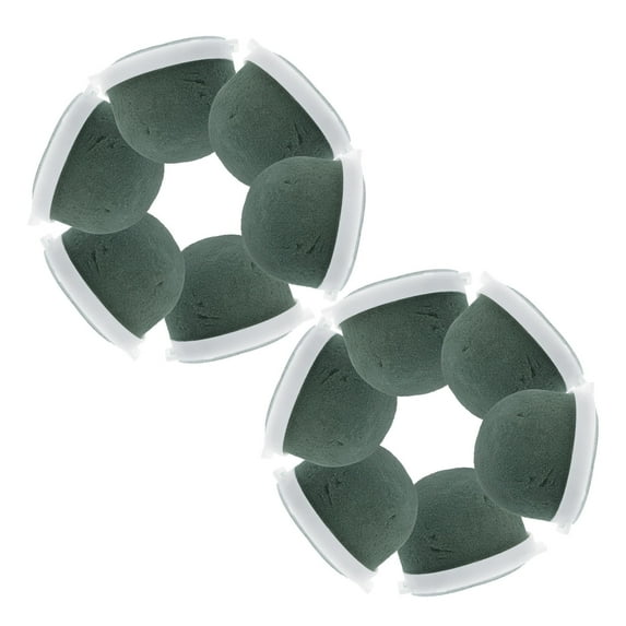 WORGEOUS 12pcs Mini Floral Foam Flower Arranging Foam Blocks Round Floral Foam Mud Wedding Decorations Floral Arrangement Centerpieces For Bottle Decor