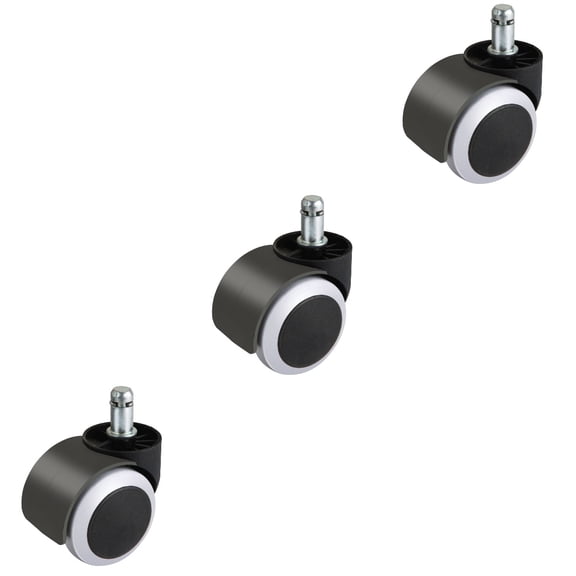 WORGEOUS 15-Pack 2-Inch Floor Protecting Office Caster Wheels for Furniture, Smooth Rolling