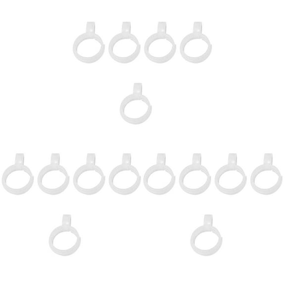 WORGEOUS 15 Pcs  Embroidery Fabric Roll Holder Clip Stitching Cross Stitch Fabric Roll Holder Needlework Supply