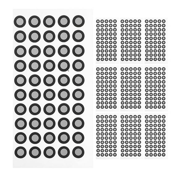 WORGEOUS  15 Sheets High Visibility Keychain Tag Reflective Markers