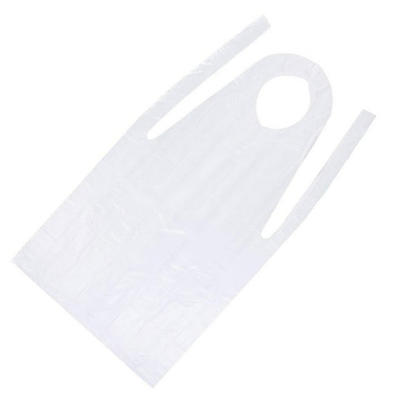 WORGEOUS 150PCS Unisex Disposable PE Plastic Aprons for Cooking, Painting, BBQ, Cleaning and Other Messy Tasks