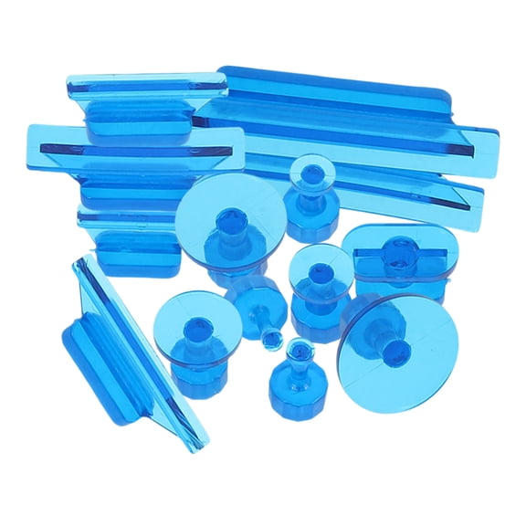 WORGEOUS 15pcs Dent Puller Tabs Pullers Dent Removal Tools Bumper Repair Kit