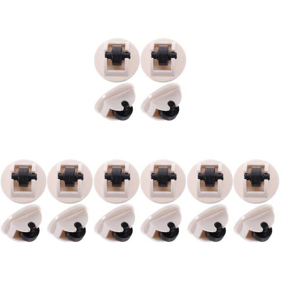 WORGEOUS 16-Pack Small Adhesive Mini Caster Wheels Non- -On Rollers for Storage Containers and Furniture
