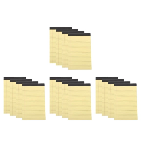 WORGEOUS 16 pcs Small Notepad Writable Paper Note Pads College Ruled Writing Pads Memo Notepad Convenient And Compact Journal Pads Schedule Book (A5)