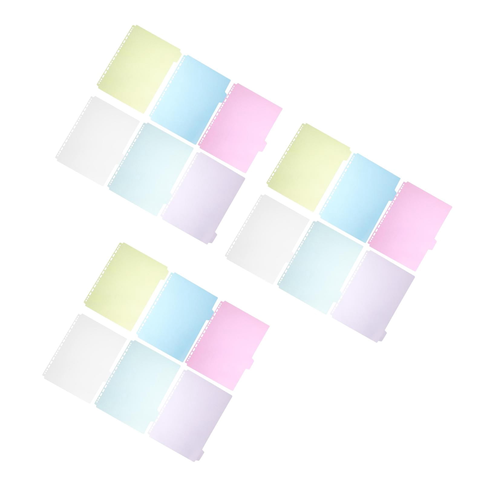 Binders Classification WORGEOUS 18 PCS Binder Dividers A4 Binder Dividers Tabbed Dividers ...