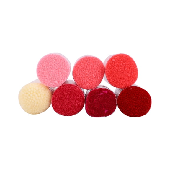 BESTYASH Premium Red Cotton Embroidery Yarn for Handcrafts and Sewing Projects, 18 Pcs Thread Set