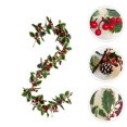 thumbnail image 1 of BESTYASH Red Berry Garland Plastic Christmas Party Decoration for Holiday Home Decor and Festive Celebration, 1 of 8