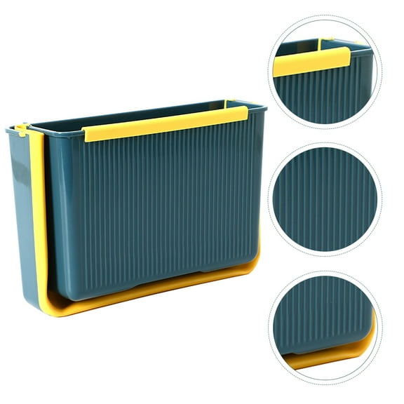 WORGEOUS 1Pcs Recycling Bin for Kitchen Hanging Plastic Rectangular for Household Users