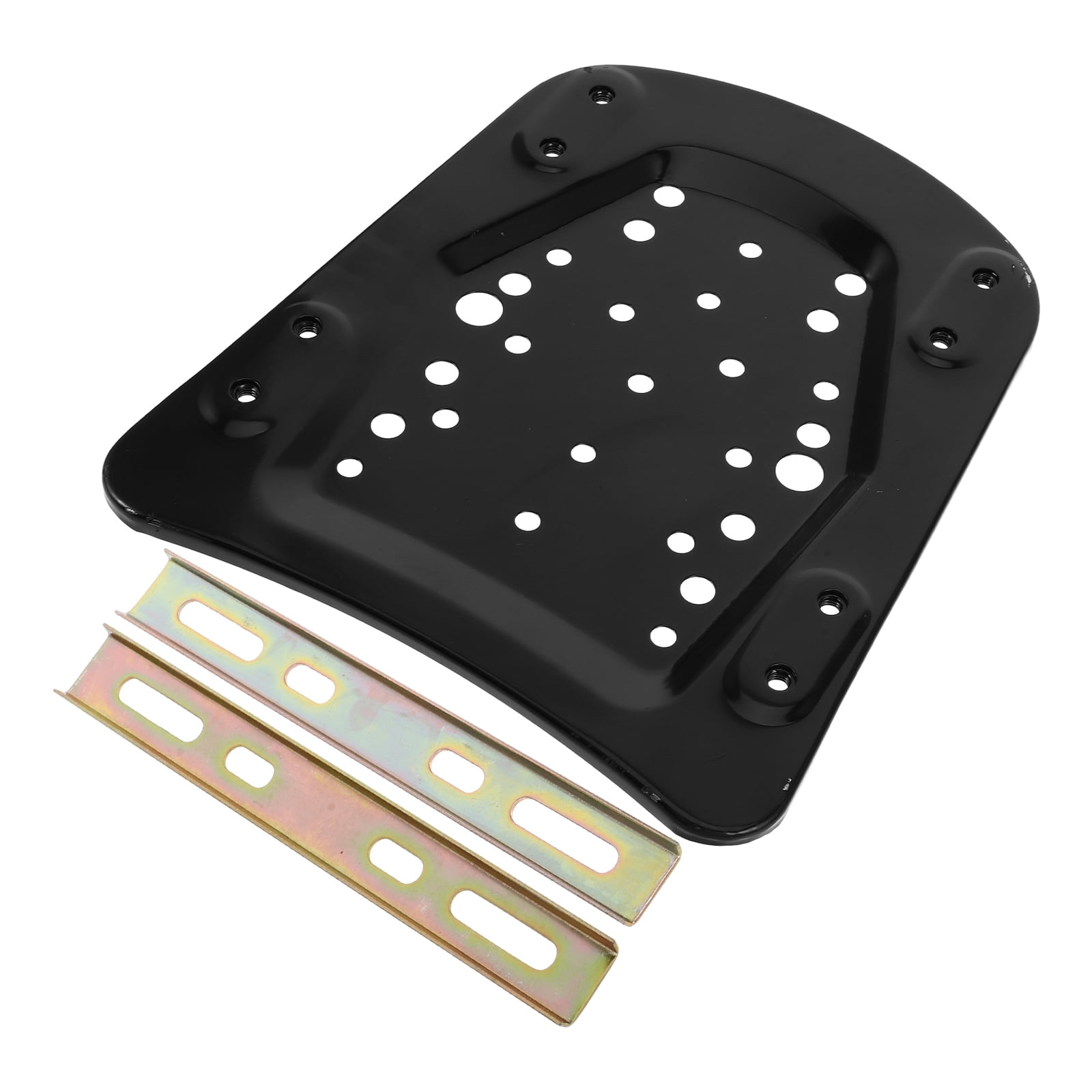 WORGEOUS 1Set Black Color Motorcycle Rear Luggage Rack Base Plate ...