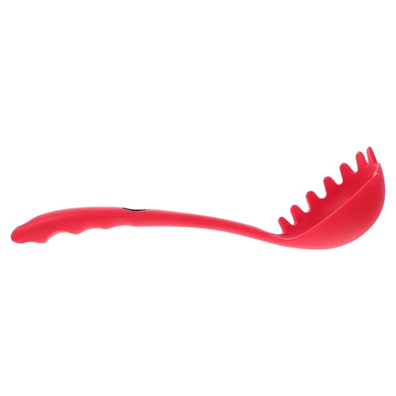 WORGEOUS 1Set Silicone Noodle Spoon Red Heat-Insulating Kitchenware for Home Use Cooking