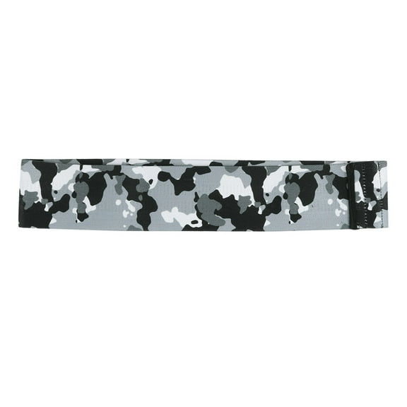 WORGEOUS 1pc Latex Skid Resistance Hip Elastic Band Anti-broken Band for Exercise Workout Gym Size L (Camouflage Grey)