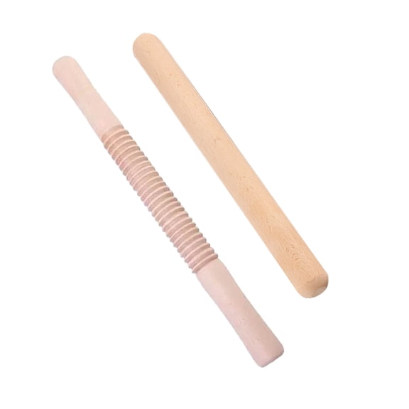 WORGEOUS Set of 2 Rolling Pins for Baking, Pizza, Dough, and Bakers Rack with Docker Design