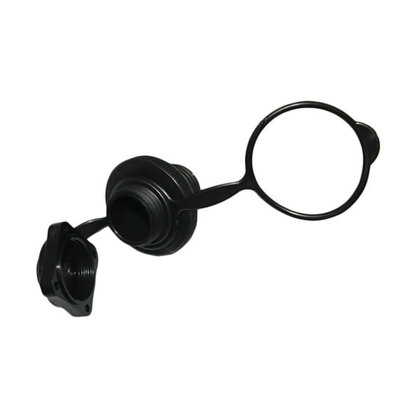 BESTYASH 2Pcs Lightweight Black Caps for Inflatable Boat Airbed Raft Screw Air Valve