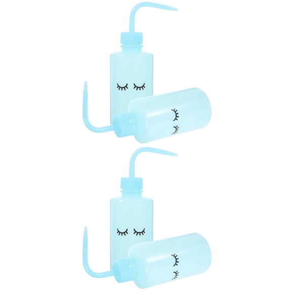 WORGEOUS 2-Pack Succulent Eyelash Cleaning Bottles for Office and Travel Use