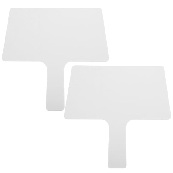 WORGEOUS  2 Pcs Answer Board Teaching Aids Laboratory Seersucker Favor Student White