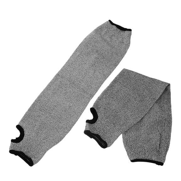 WORGEOUS 2 Pcs Anti-cut Sleeves Thumb Hole Arm Sleeves Man Miss 36.00X8.00X1.00CM Silver