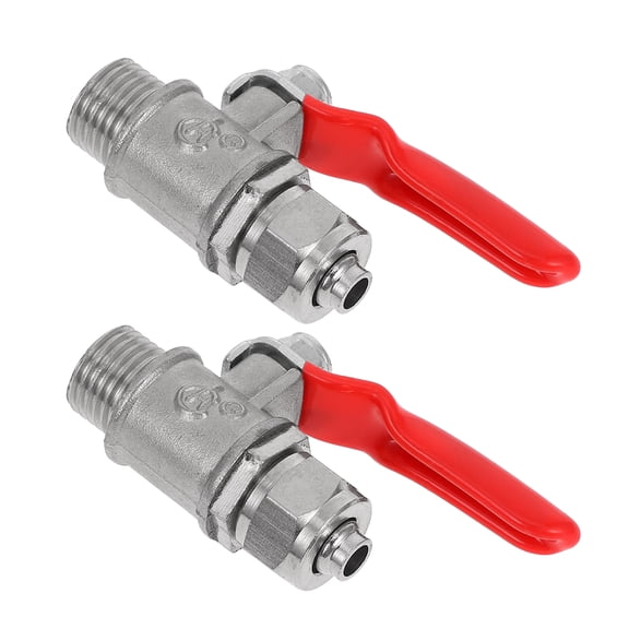 WORGEOUS 2 Pcs Ball Operation Handle Air Compressor Parts