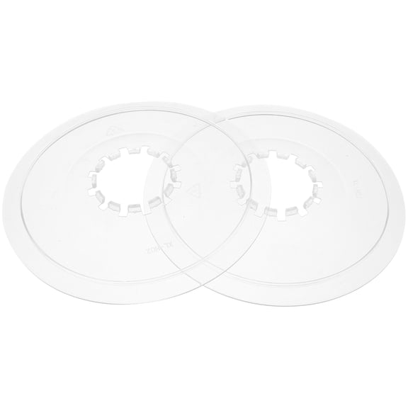 WORGEOUS 2 Pcs Bike Flywheel Guard Transparent Spoke Protector for Mountain Bike Rear Wheel Flywheel Cover Clear Bike Flywheels Cover