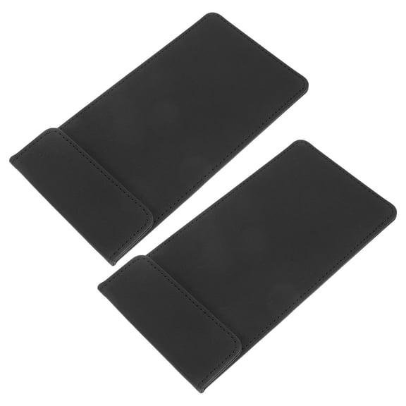 WORGEOUS 2 Pcs Business Bill Holder .00X10.00X1.00CM Black