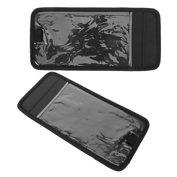 WORGEOUS  2 Pcs Car Disability Warning Sign Mini Hay Blocks Ear Pendant Headband Black