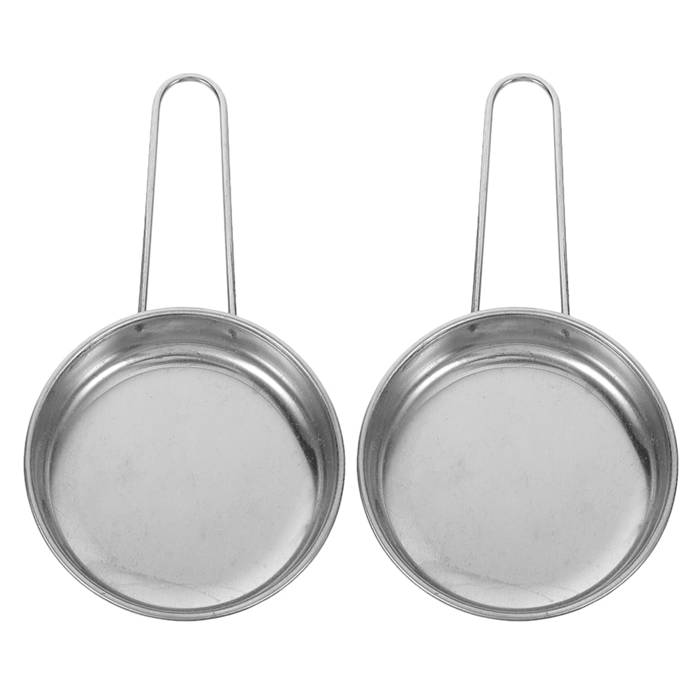 WORGEOUS 2 Pcs Car Wipers Alcohol Stove Fire Extinguishing Cover 14.00X7.50X2.00CM Silver