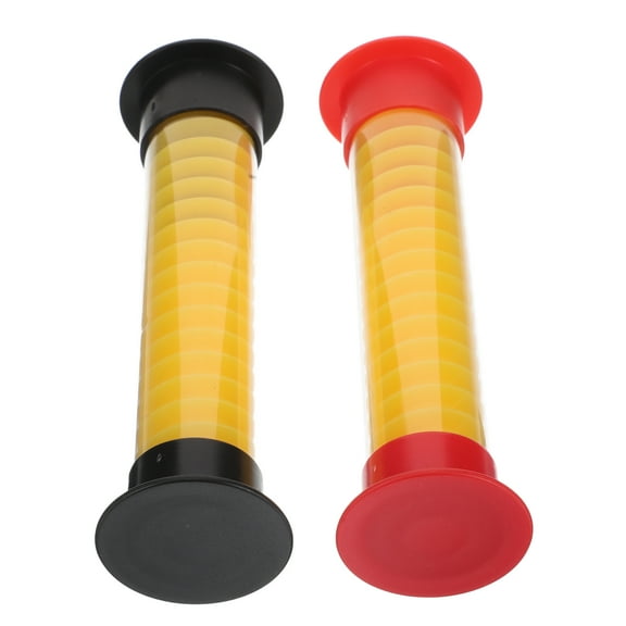 WORGEOUS  2 Pcs Checker Board Game Hourglass Sand Timer Tooth Brushing