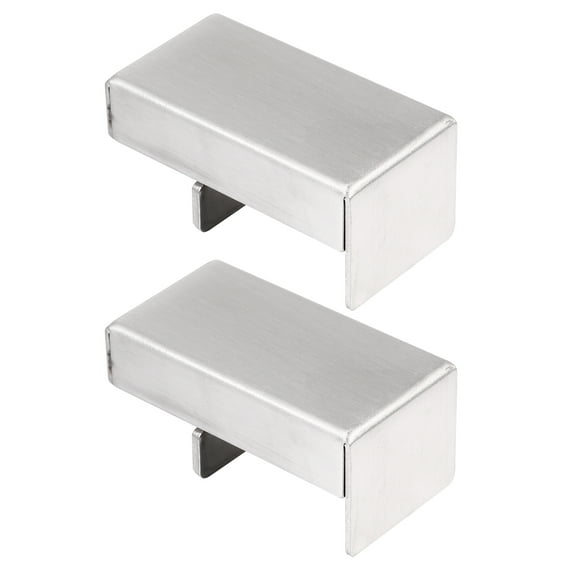 WORGEOUS  2 Pcs Door and Window Lock Locks Magnetic Catch Child Silver