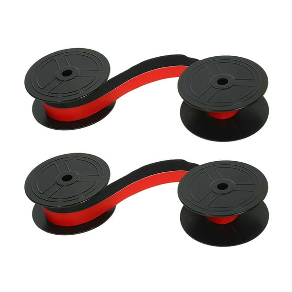 WORGEOUS 2 Pcs Double Coil Calendar Two-color Ribbon Typewriter