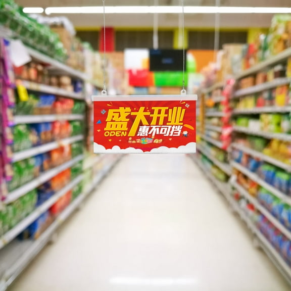 FUEENIRVA Poster Hanging Pole Set PVC Painting Hanging Tool For Shopping Malls 2Pcs 19.7In