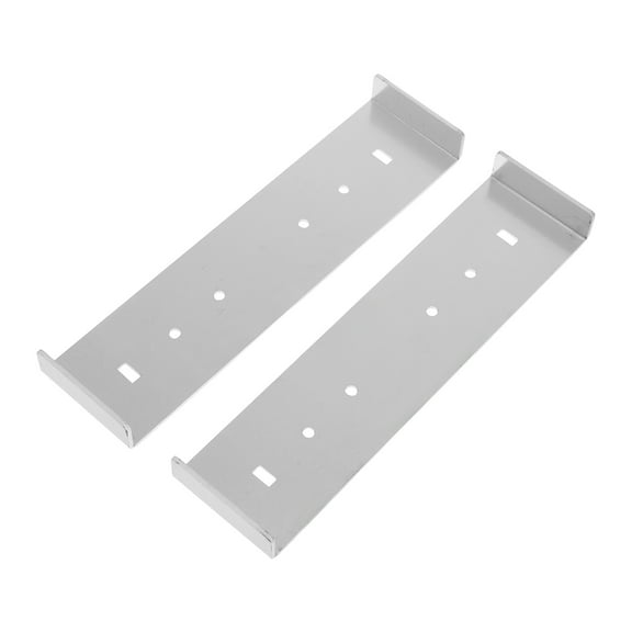 GOOHOCHY Durable Aluminum Mailbox Mounting Bracket Silver Color Compatible with Wide Base for Secure