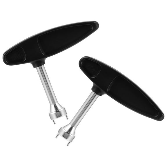 WORGEOUS 2 Pcs Golfs Spike Removal Tool Spikes Adjustable Spanner Gadgets Black