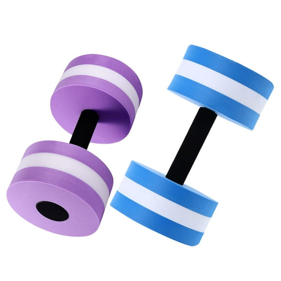 WORGEOUS 2 Pcs Hand Water Weights Aquatic Dumb Bells Light Barbell Fitness