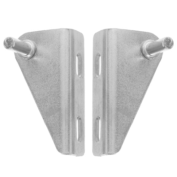 WEUVEB 2-Pack Stainless Steel Freezer Door Spring Hinges Replacement Kit for Chest Freezer Hardware Parts