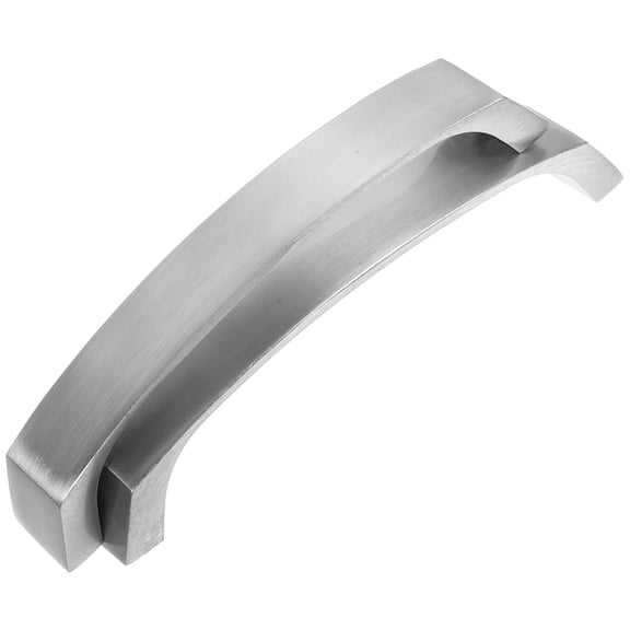 WORGEOUS 2 Pcs Knobs and Pulls Bathroom Handles for Cabinets Kitchen Unit Nightstand Silver