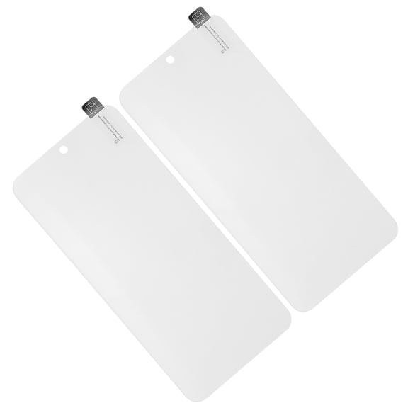 WORGEOUS 2-Pack Clear Mobile Phone Screen Protectors, Scratch-Resistant Protective Films for Smartphones, and Easy to Apply