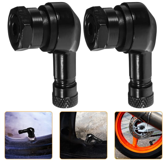WORGEOUS  2 Pcs Motorcycle Valve Modification Accessories Tire Cap Stem Cover