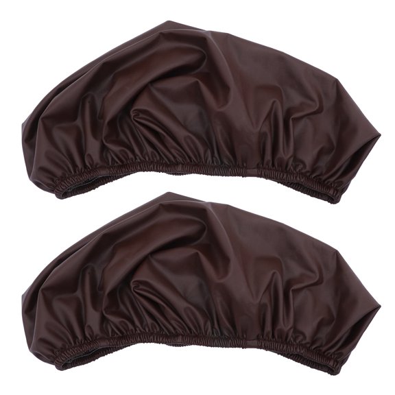 FUEENIRVA 2Pcs Elastic Chair Cover Stretch PU Material Dining Room Chair Protector