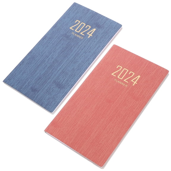 WORGEOUS 2 Pcs Portable Notepad Schedule List Planner Calendar Office