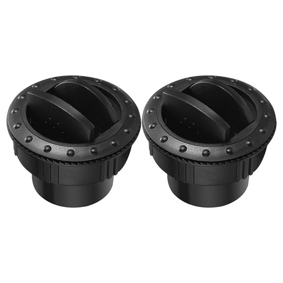 WORGEOUS  2 Pcs RV Air Conditioning Outlet Vent Universal Exhaust Port Vacuum Cleaner Model Black