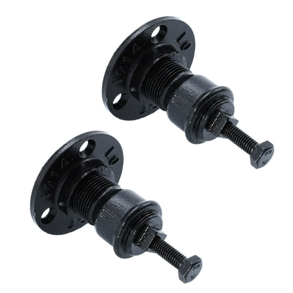 WORGEOUS 2 Pcs Rail Mounting Bracket Deck Handrail Brackets Stair Holder