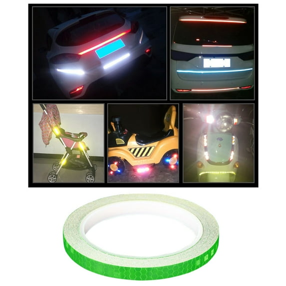 WORGEOUS 2 Pcs Reflective Decal Tape for Rims Mountain Bike Safety Accessories