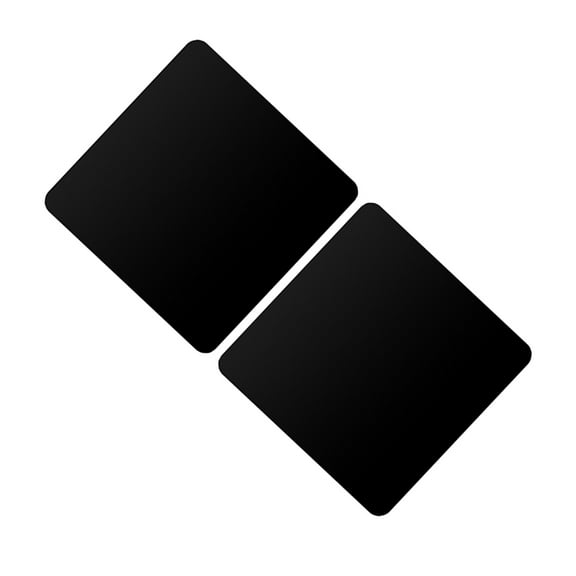 WORGEOUS 2 Pcs Reflective Display Board Black Background Fitness