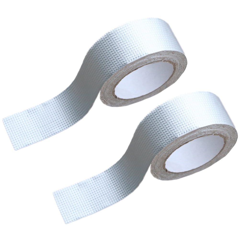 WORGEOUS  2 Pcs Roof Repair Tape Pipeline Seal Double Waterproof Duct Silver